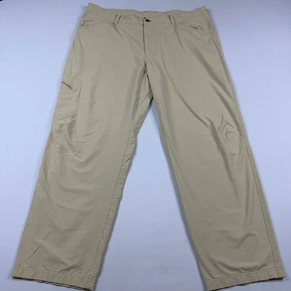 Patagonia Rock Craft Hiking Pants Mens 40x30 Tan Stretch Cargo Outdoor‎ Straight